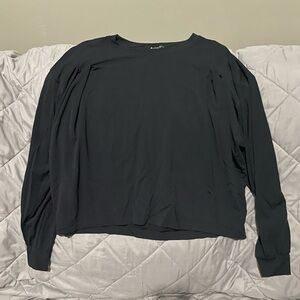 Athleta Black Long Sleeve Tee